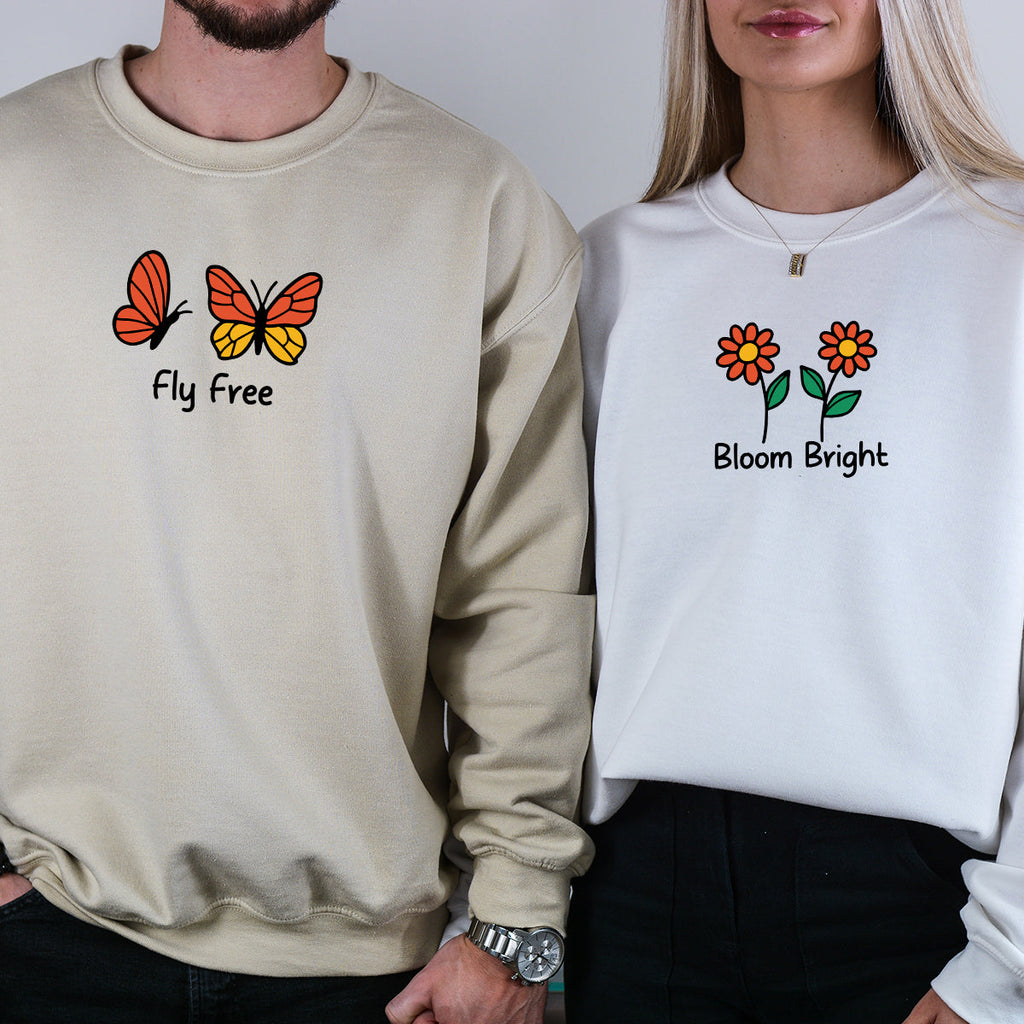 Bloom & Fly Matching Hoodies For Besties Couples product image 5