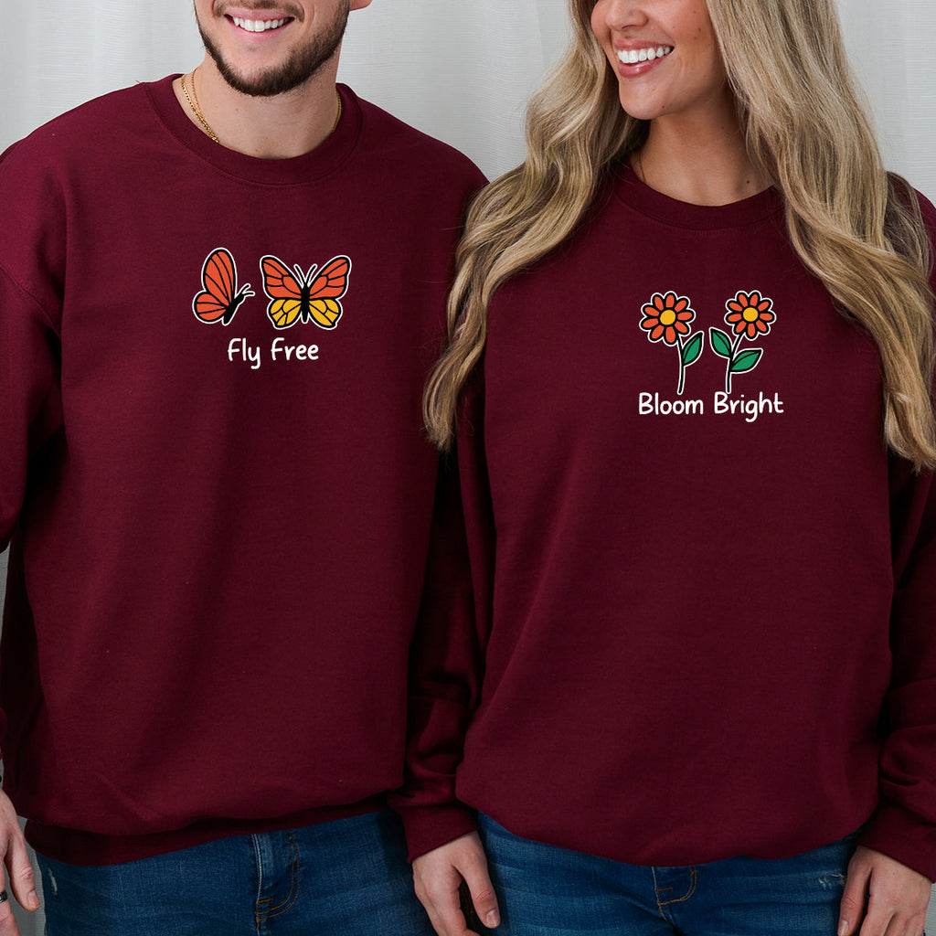 Bloom & Fly Matching Hoodies For Besties Couples product image 6