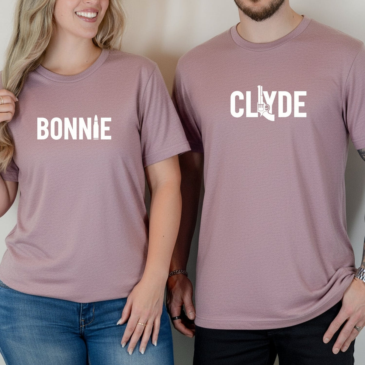 Bonnie and Clyde Matching T-Shirts For Couples product image 6