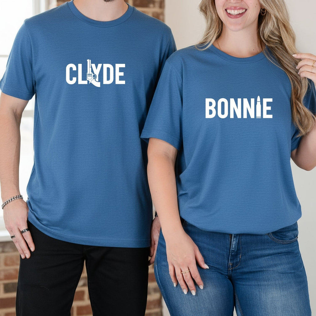 Bonnie and Clyde Matching T-Shirts For Couples product image 7