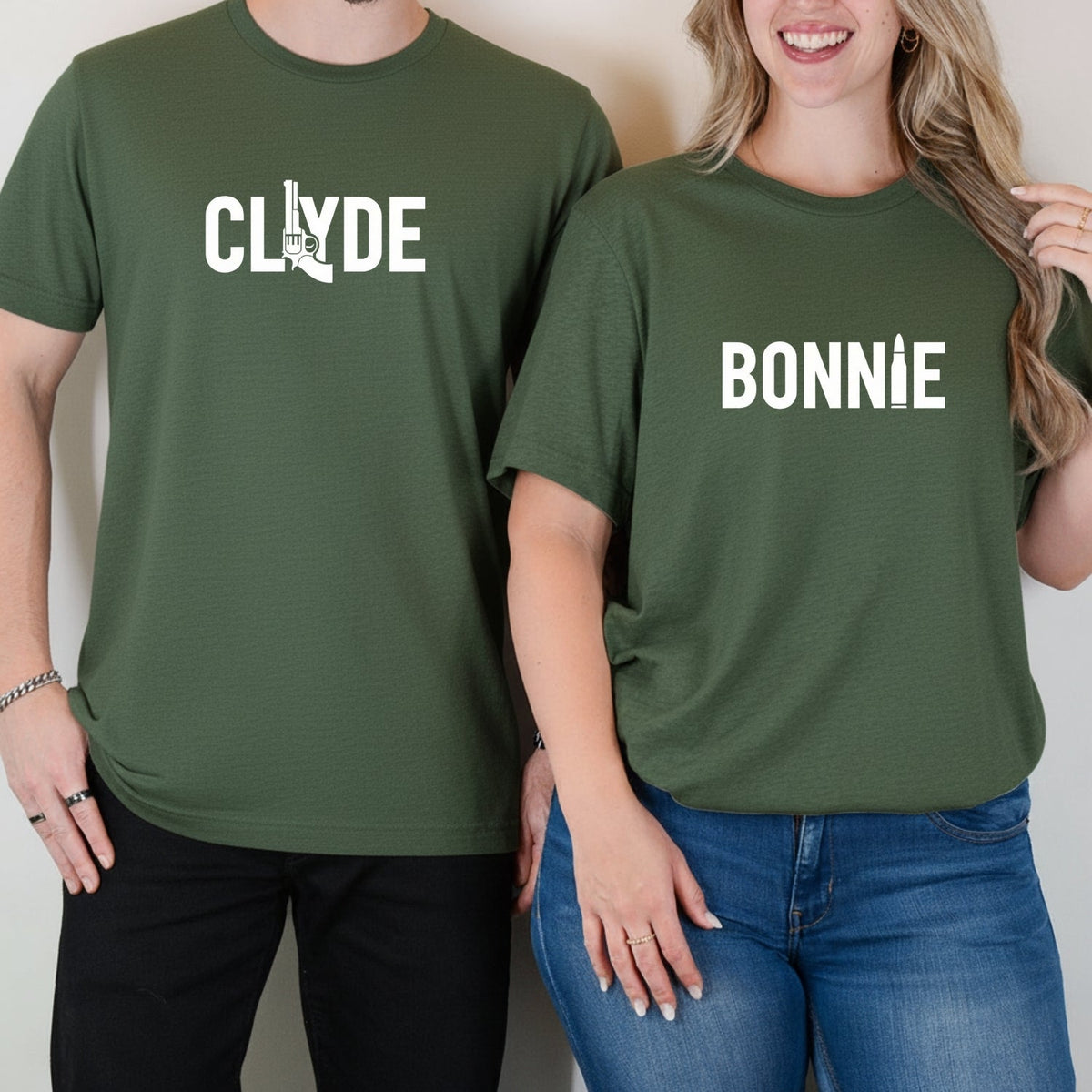 Bonnie and Clyde Matching T-Shirts For Couples product image 8
