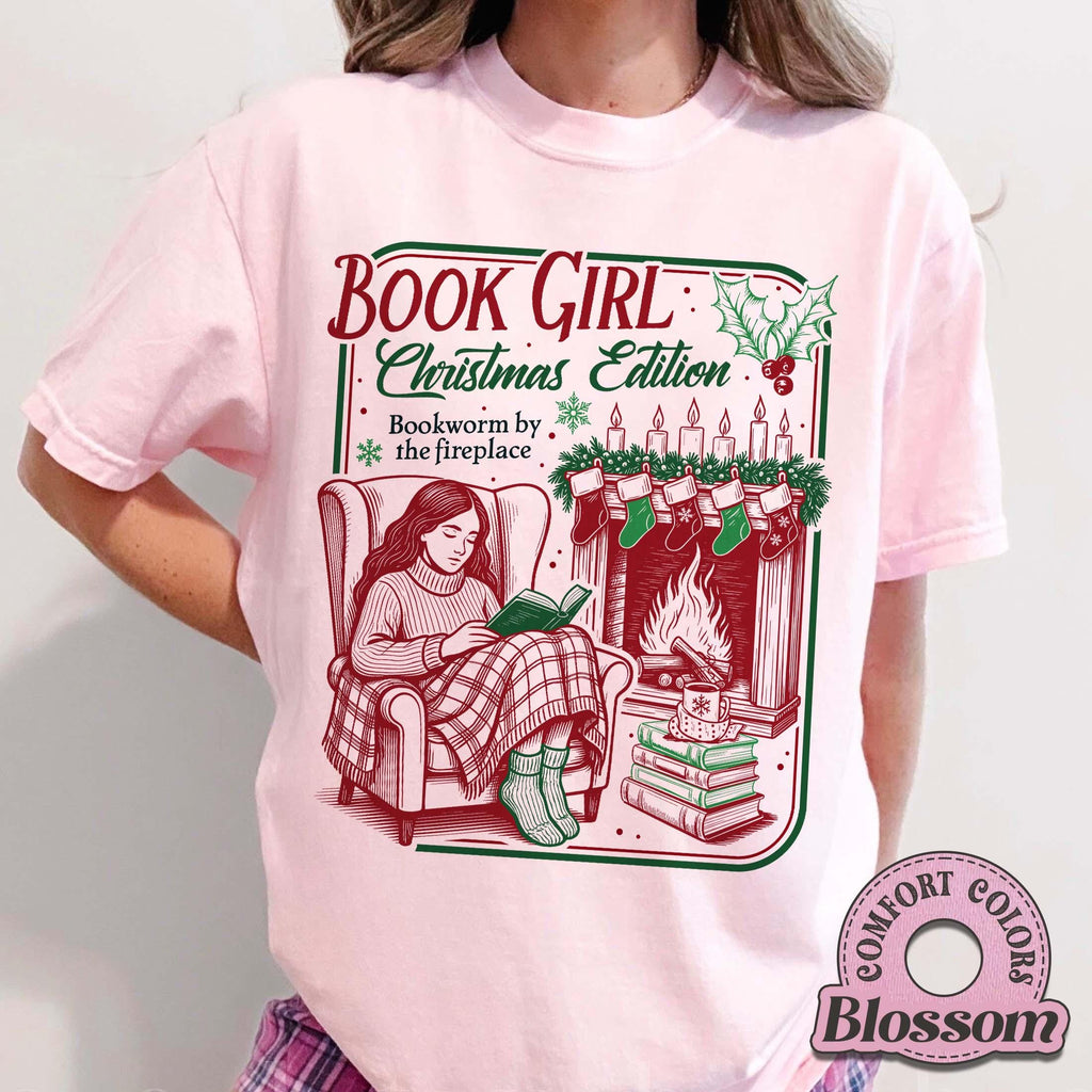 Book Girl Christmas Edition Shirt – Booked for Lover Tee product image 12