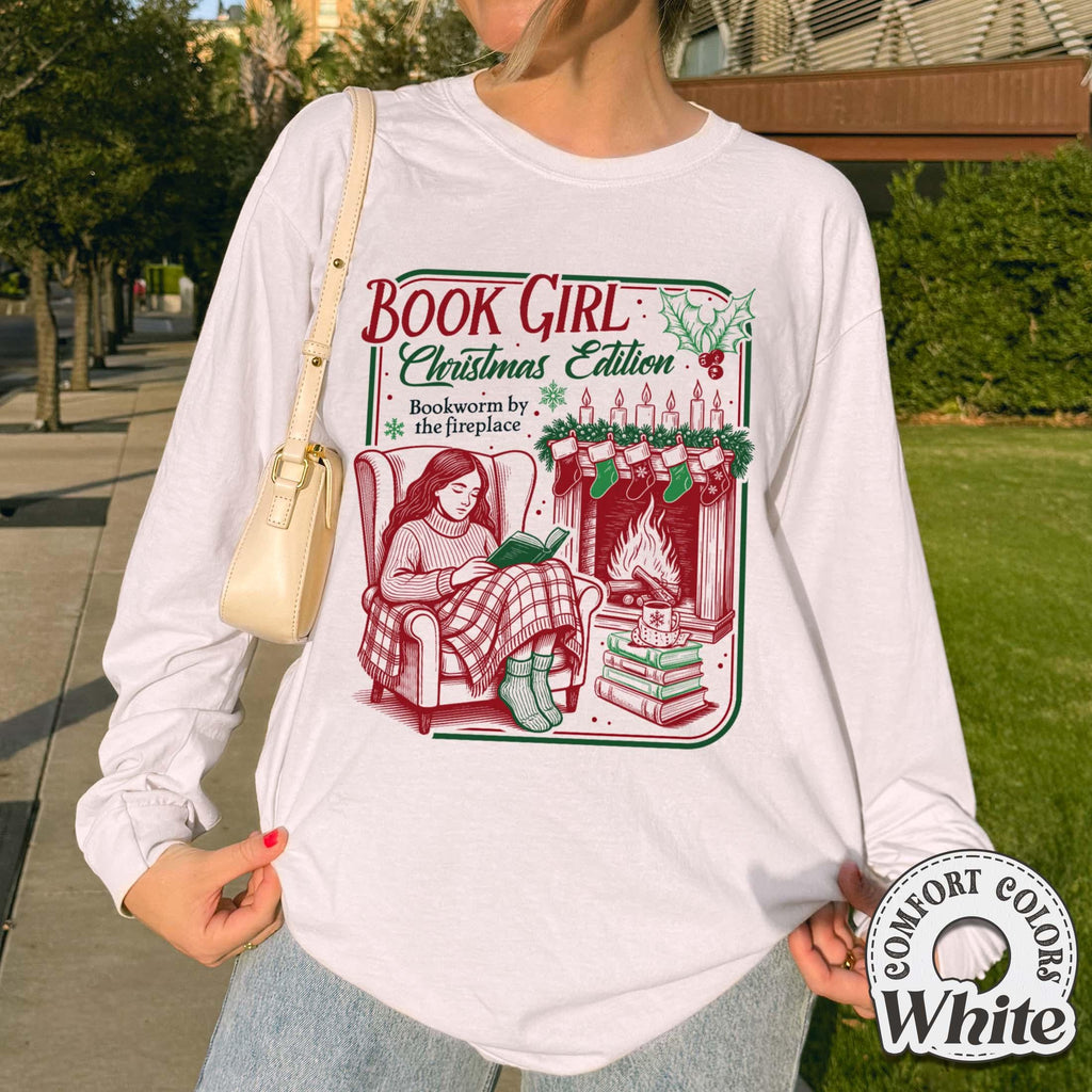 Book Girl Christmas Edition Shirt – Booked for Lover Tee product image 7