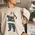Boujee Santa Sweatshirt, With Champagne Crewneck, Funny product image 1