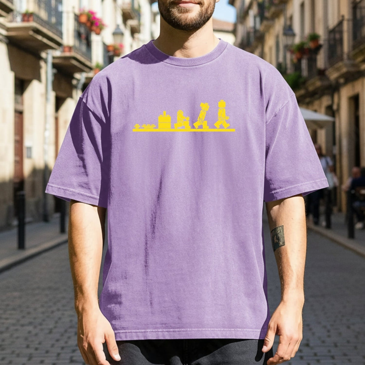 Bricks Evolution Shirt – Builder Humor Unisex Tee for Brick product image 8
