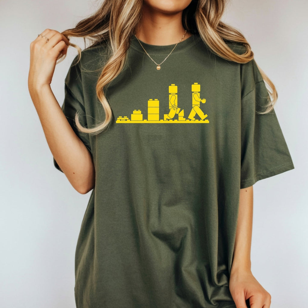 Bricks Evolution T-Shirt – Vintage Style Brick Builder product image 9
