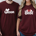 Bride and Groom Matching T-Shirts For Couples product image 1