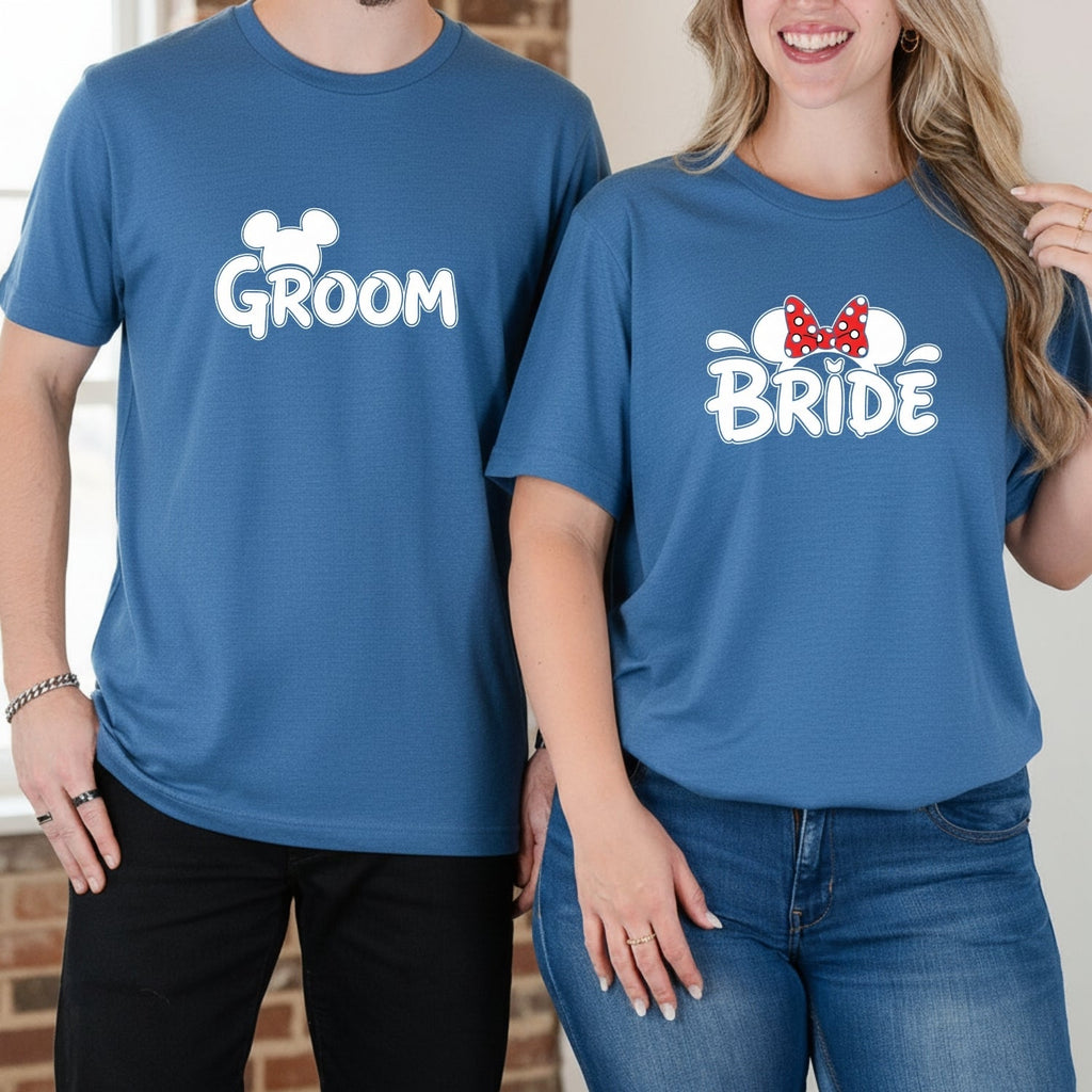 Bride and Groom Matching T-Shirts For Couples product image 11