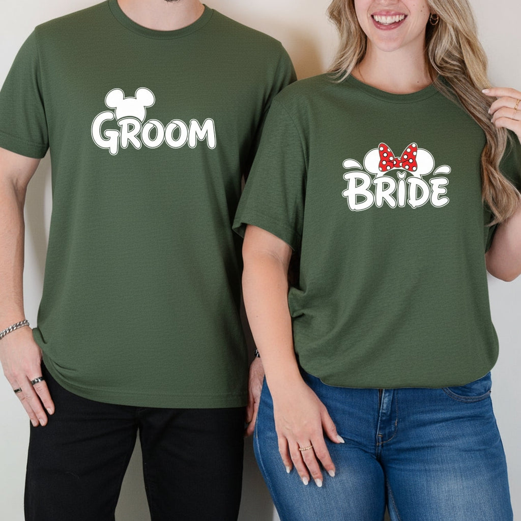 Bride and Groom Matching T-Shirts For Couples product image 12