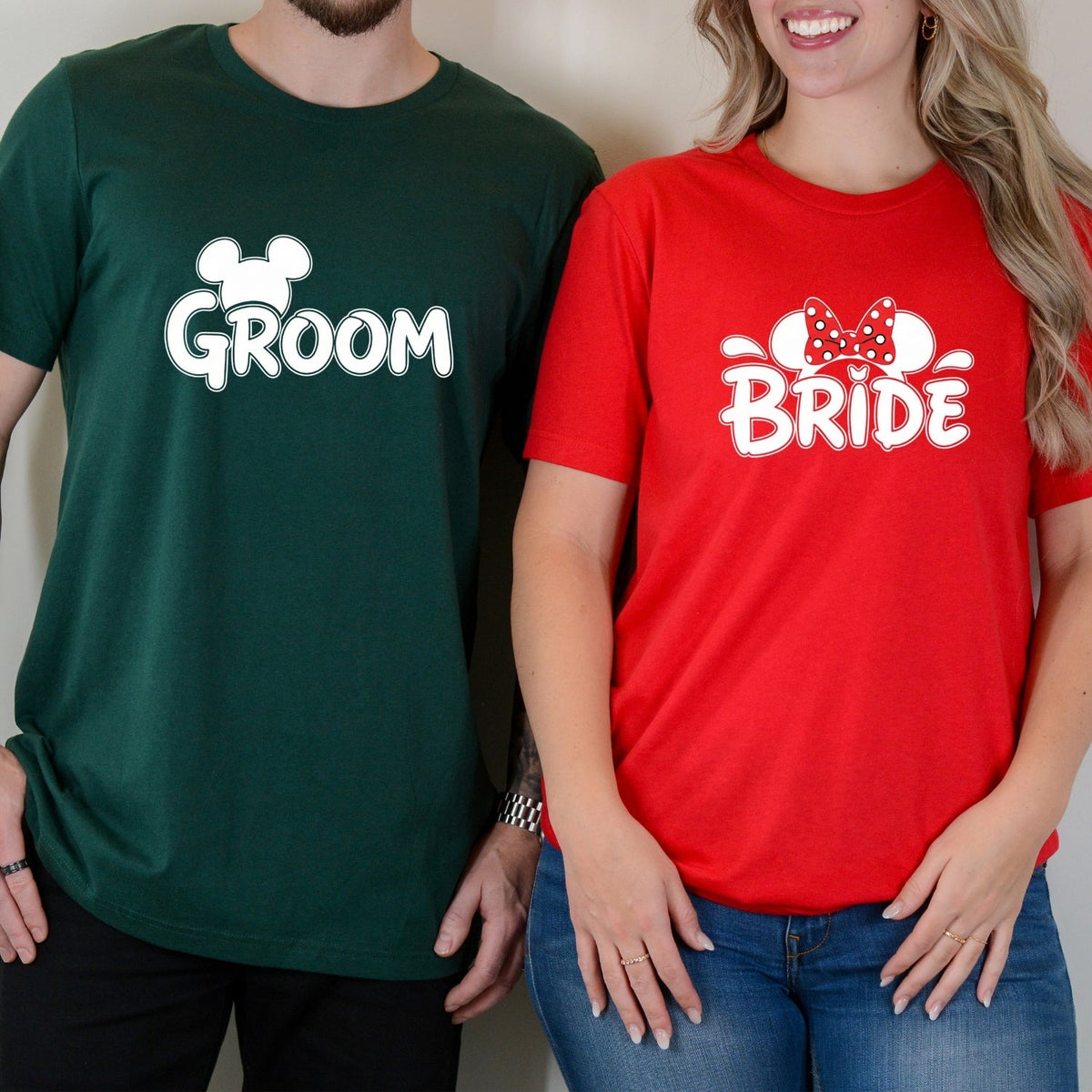 Bride and Groom Matching T-Shirts For Couples product image 4