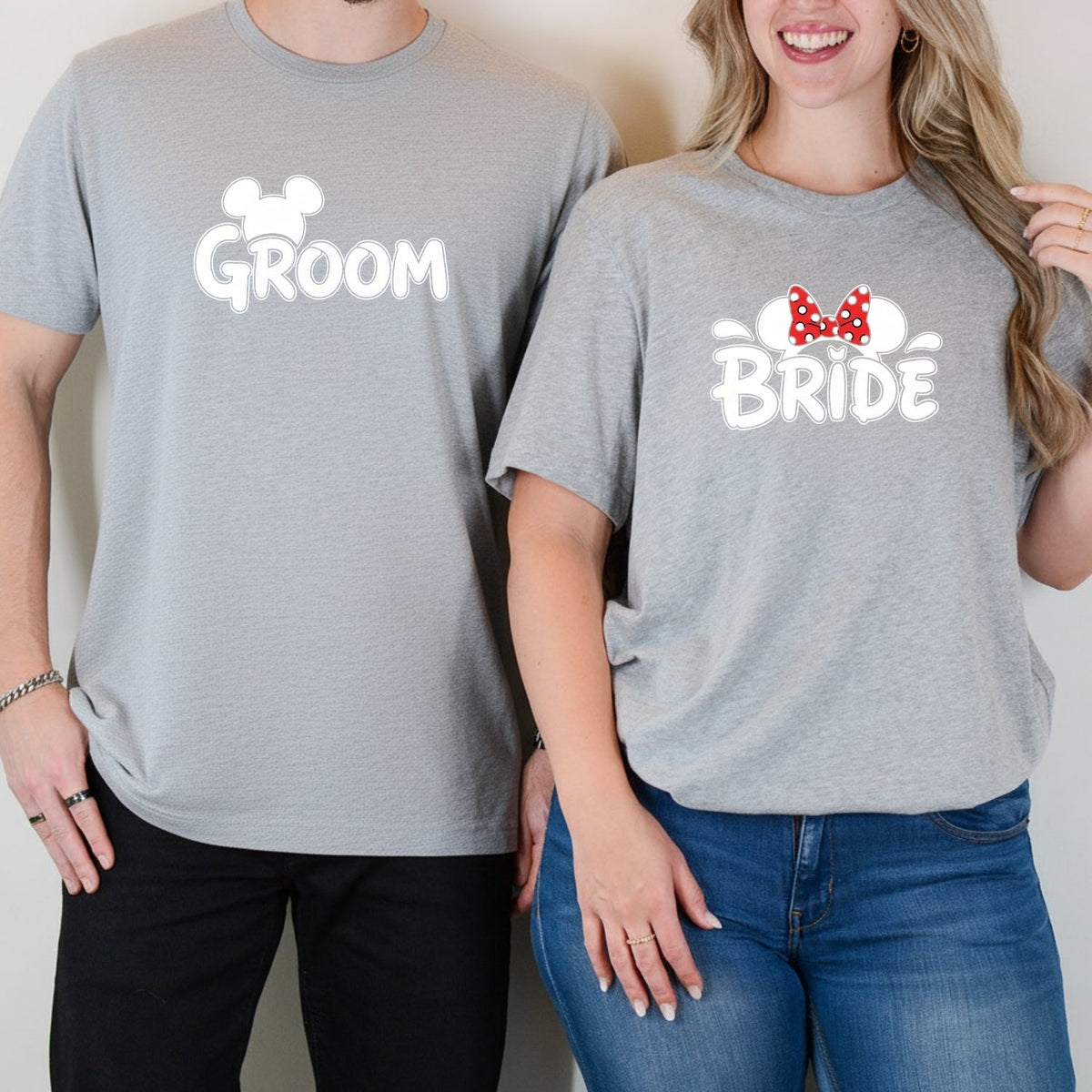 Bride and Groom Matching T-Shirts For Couples product image 5
