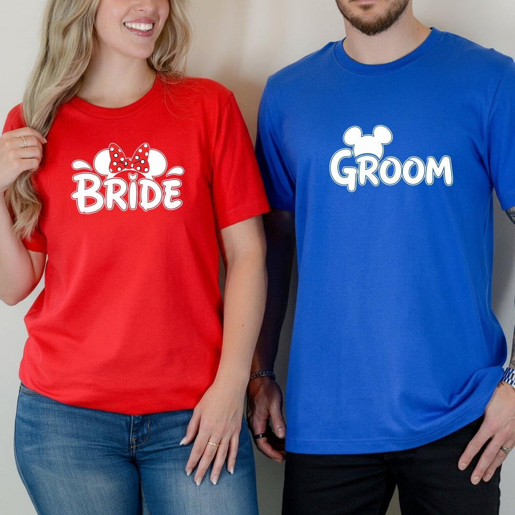Bride and Groom Matching T-Shirts For Couples product image 6
