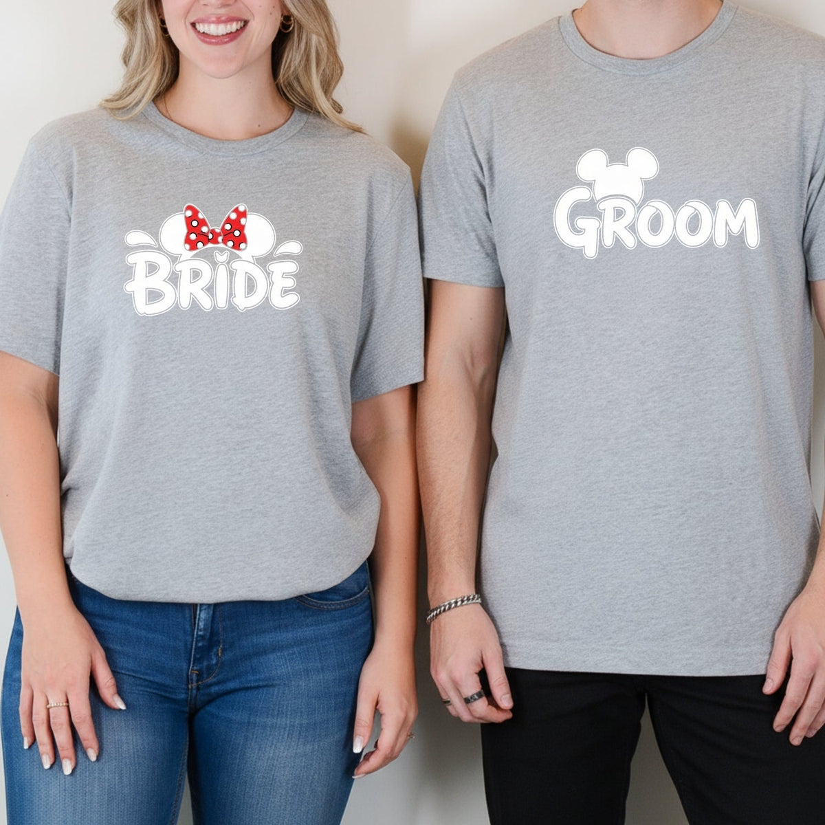 Bride and Groom Matching T-Shirts For Couples product image 9