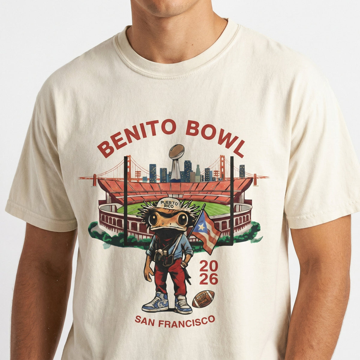 Bunny Bowl 2026 Football Graphic T-Shirt – Funny Sports Fan product image 1