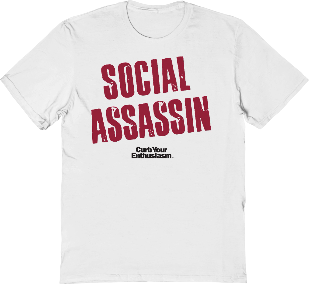 Social Assassin Curb Your Enthusiasm T-Shirt product image 4