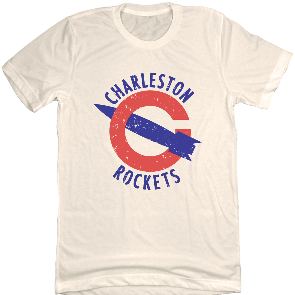 Charleston Rockets Football Red, White, and Blue Logo product image 1