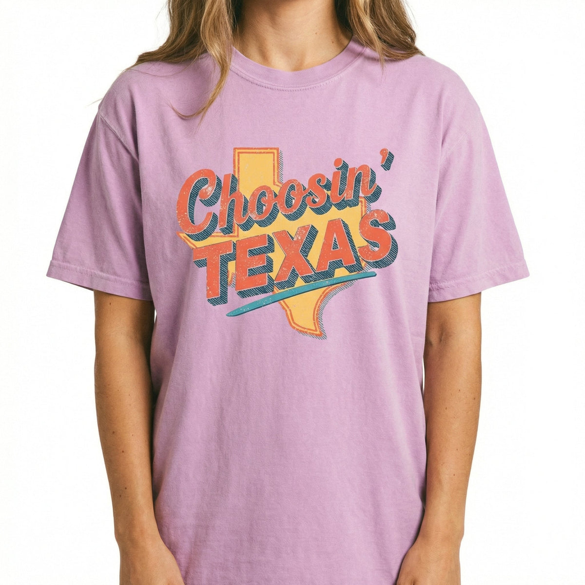 Choosin’ Texas Rope Script T-Shirt – Western Graphic Tee – product image 3