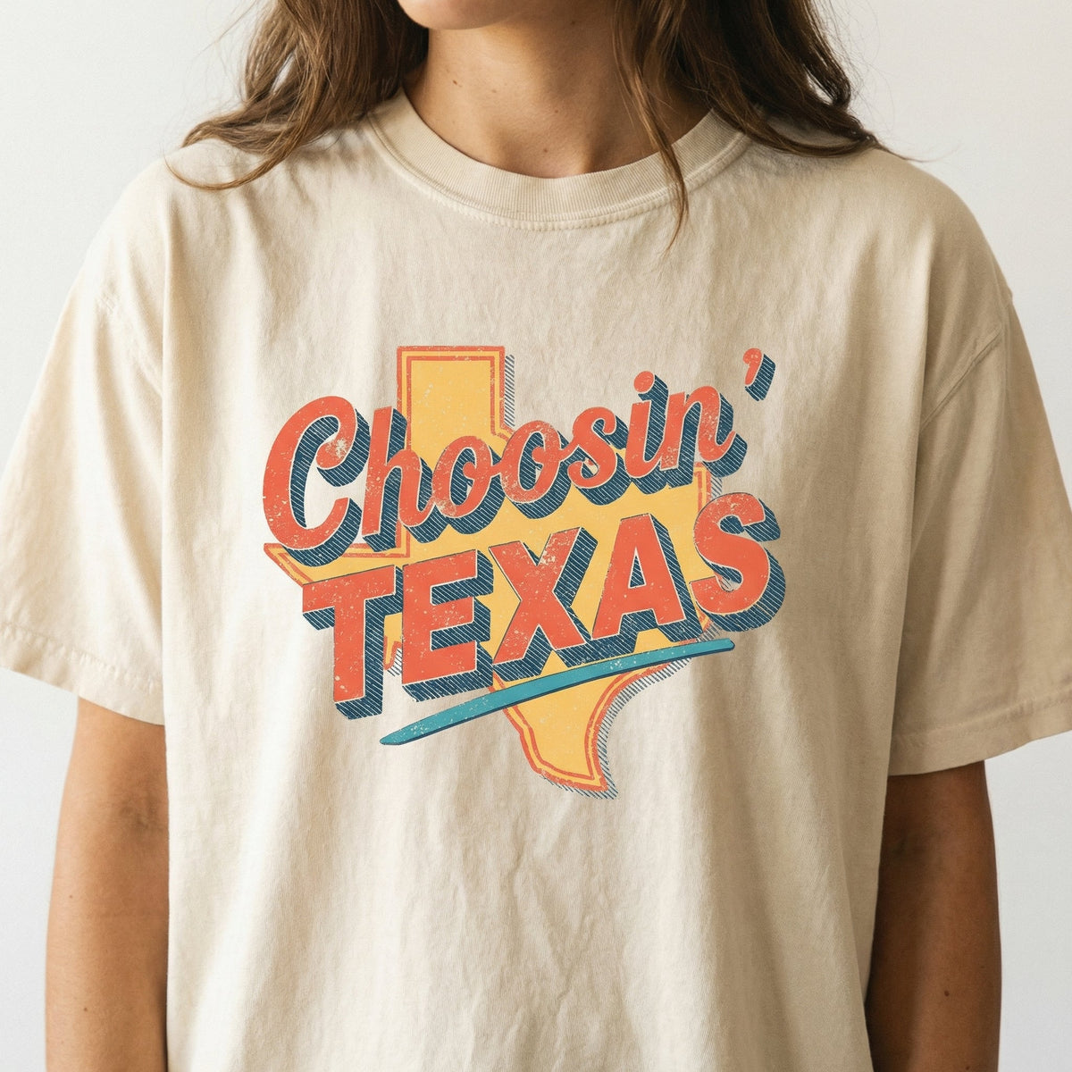 Choosin’ Texas Rope Script T-Shirt – Western Graphic Tee – product image 4