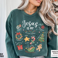 Christian Christmas Sweatshirt – Jesus Birth Faith Holiday product image 1