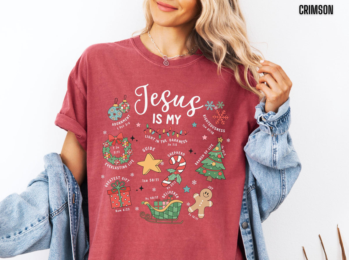 Christian Christmas Sweatshirt – Jesus Birth Faith Holiday product image 5