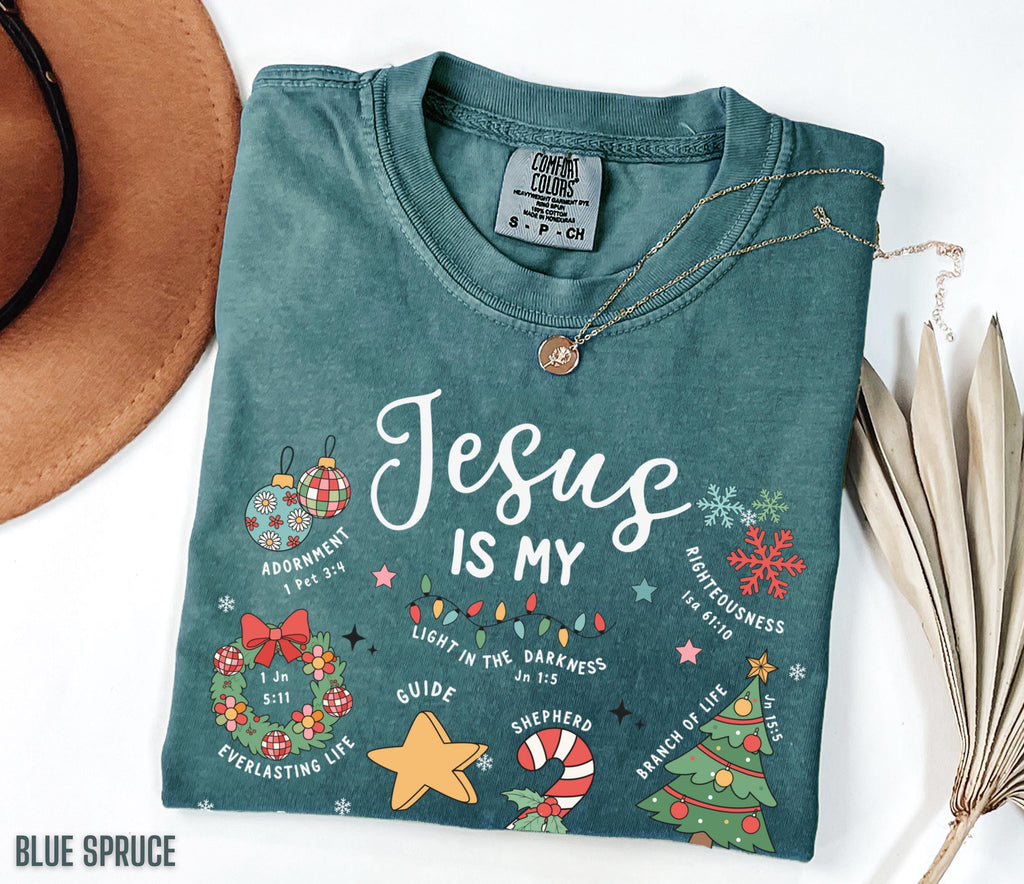 Christian Christmas Sweatshirt – Jesus Birth Faith Holiday product image 11