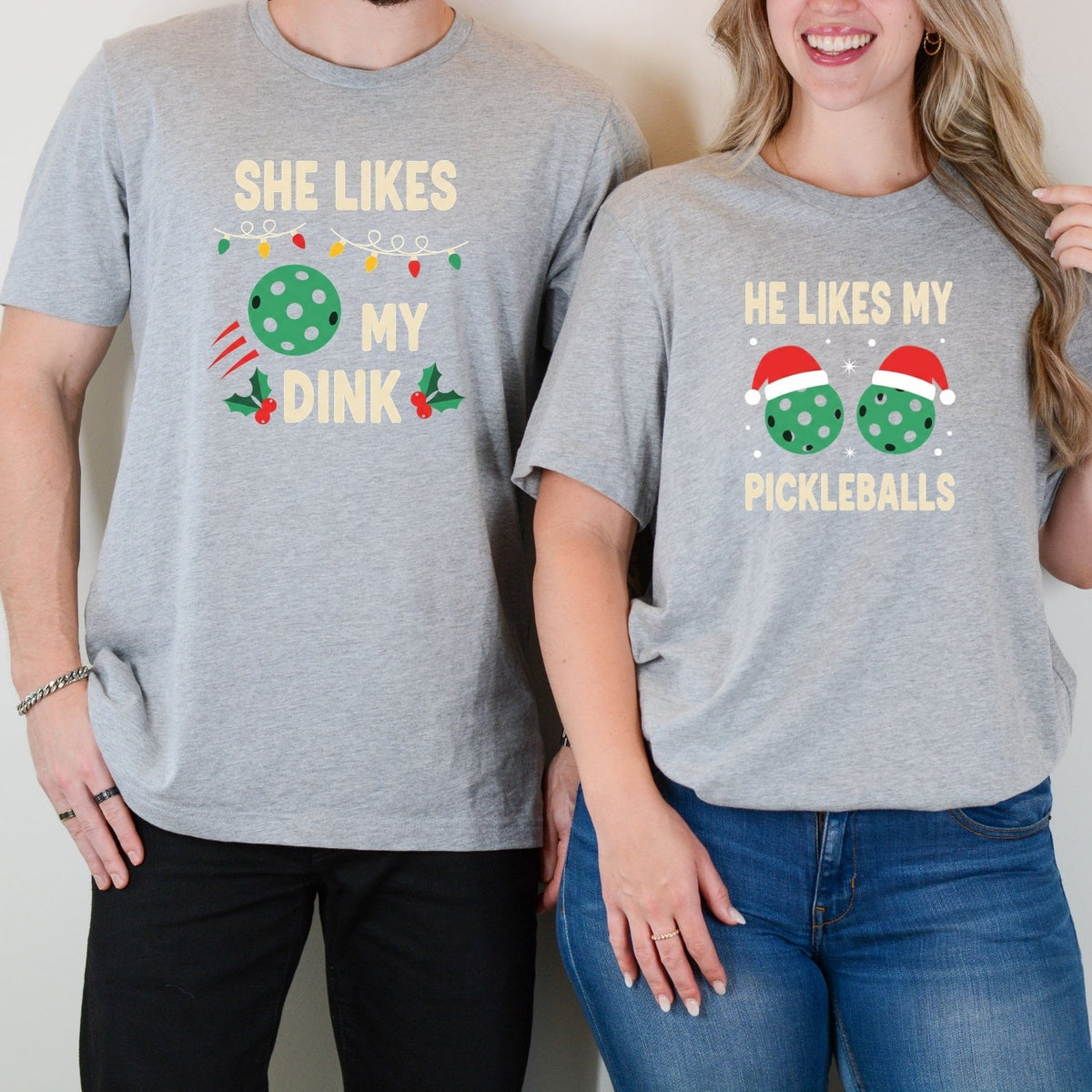 Christmas Funny He Likes My Pickleballs She My Dink product image 5