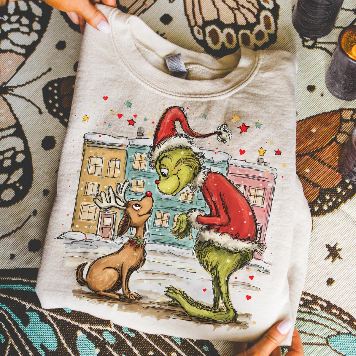 Christmas Grinch Shirt – Funny Grinchmas Tee – Ew People – product image 1