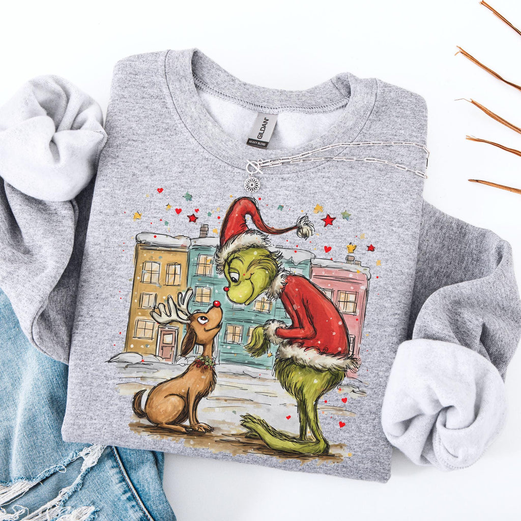 Christmas Grinch Shirt – Funny Grinchmas Tee – Ew People – product image 6