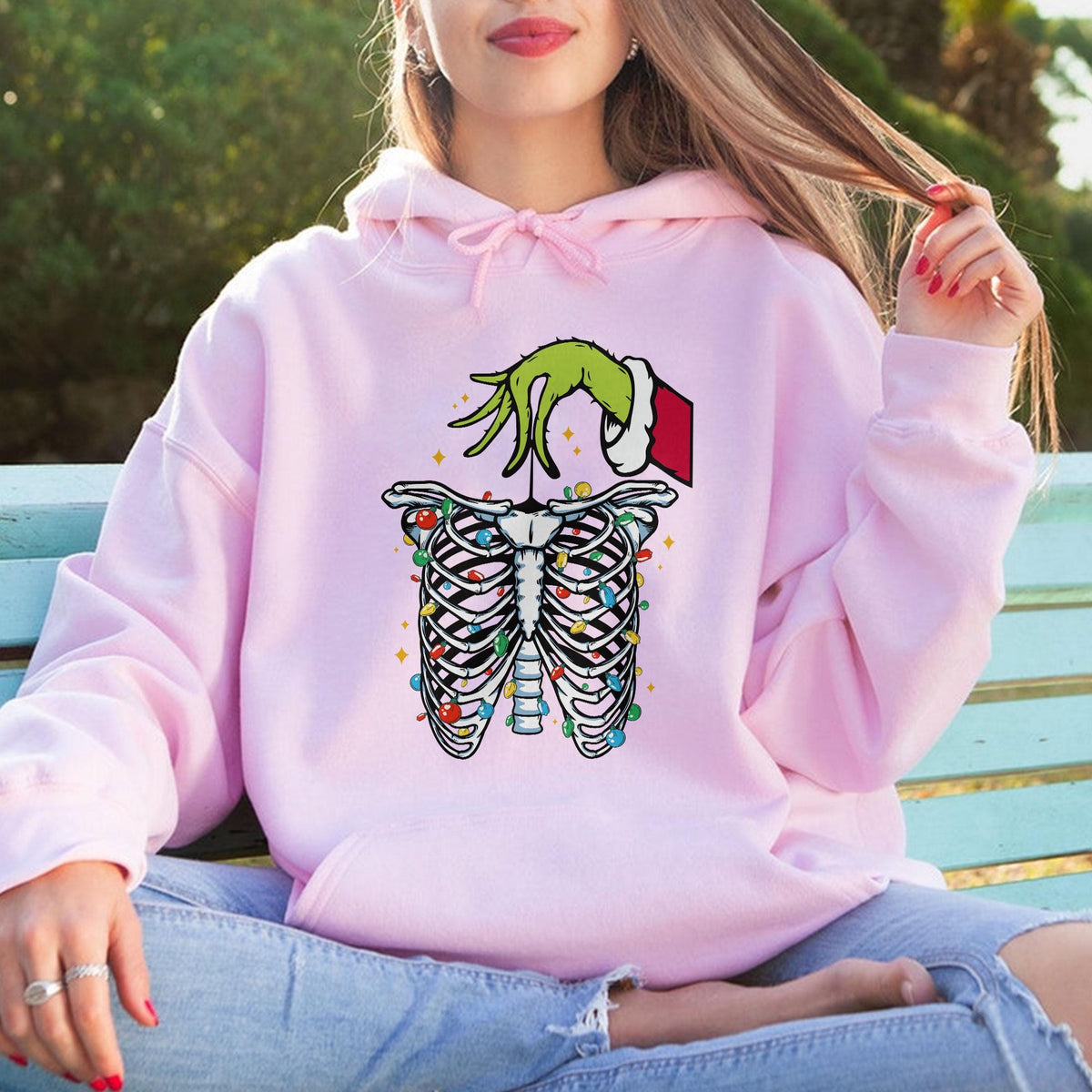 Christmas Radiology Sweatshirt – X-Ray Tech Shirt, Lights product image 4