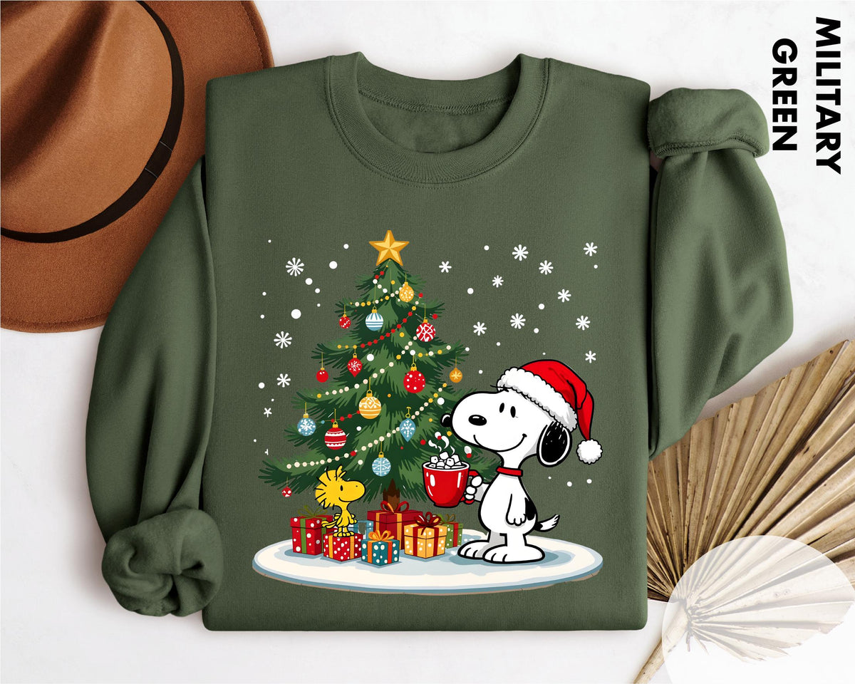 Christmas Snoopy Sweatshirt – Cute Holiday Cartoon Dog product image 3