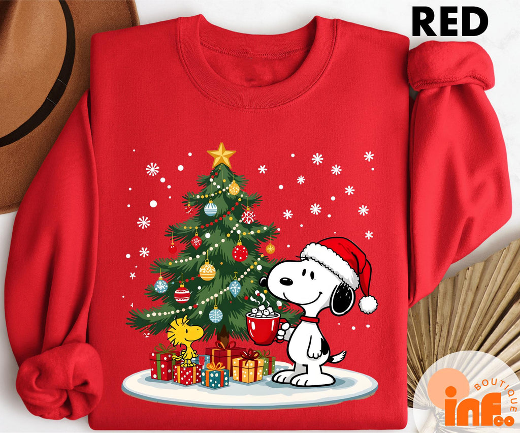 Christmas Snoopy Sweatshirt – Cute Holiday Cartoon Dog product image 2