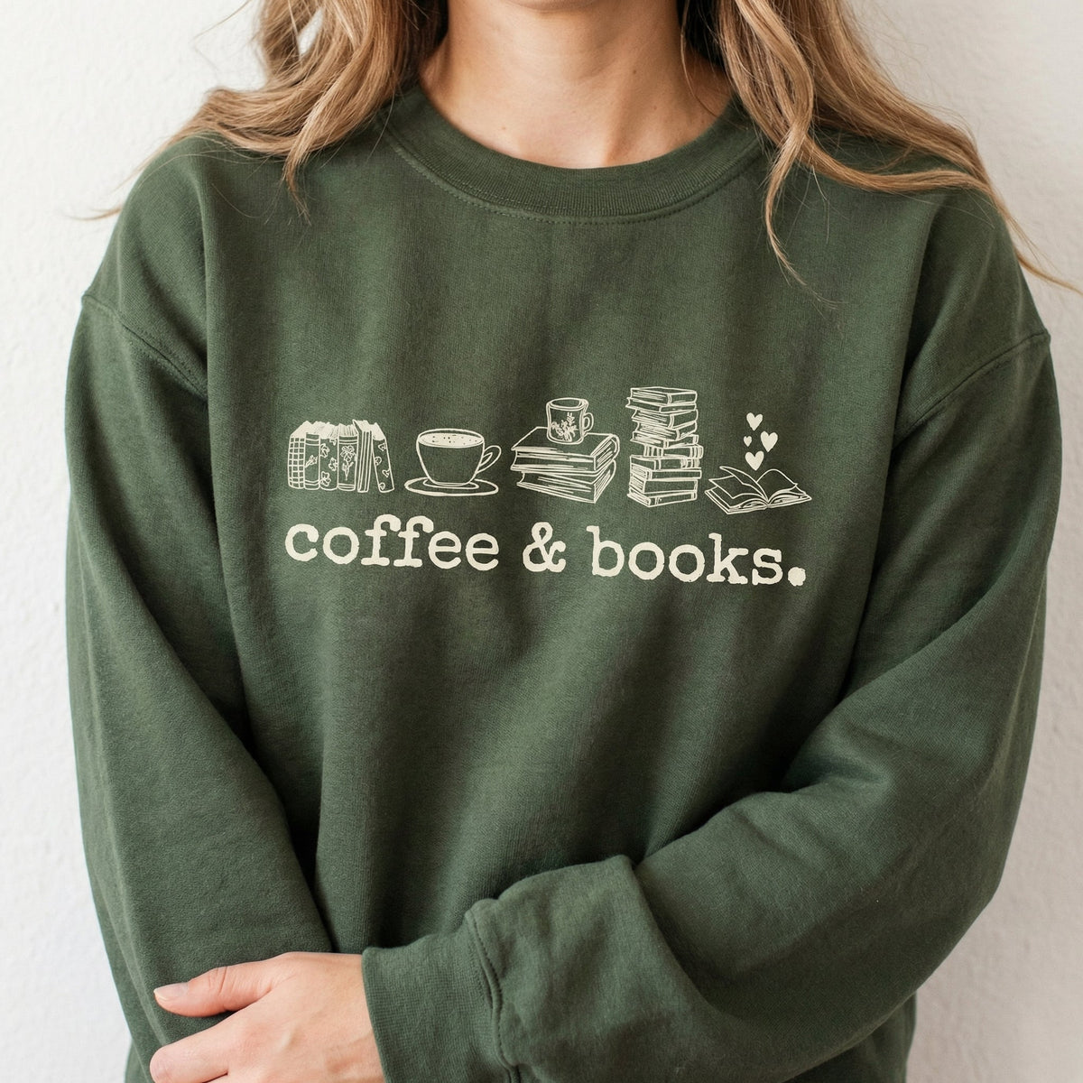 Coffee and Books Graphic T-Shirt – Book Lover Reading Tee product image 5