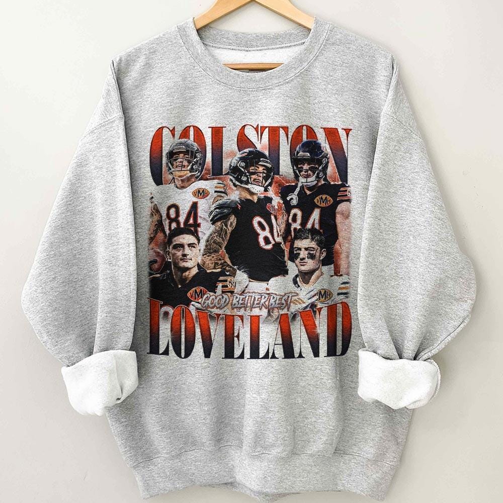 Colston Loveland Bootleg Style Football Graphic T-Shirt – product image 3