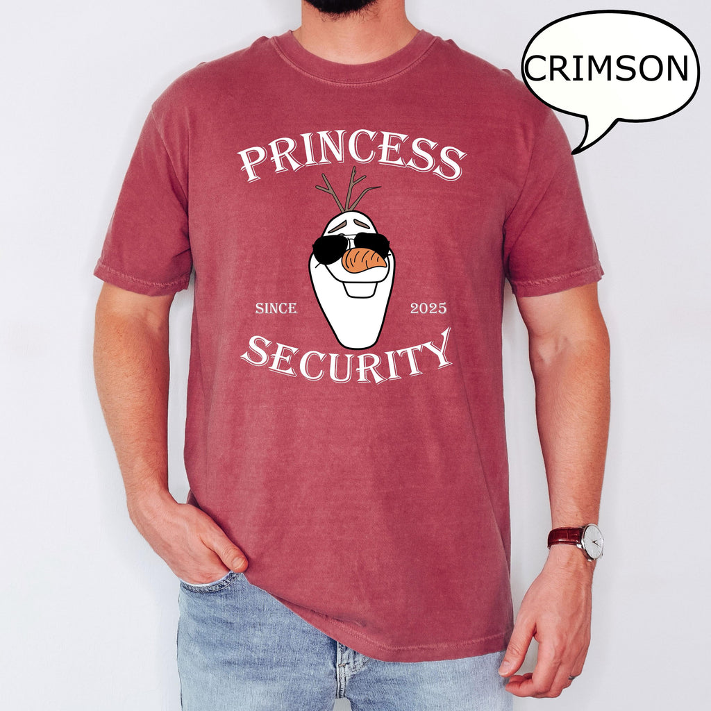 Frozen Princess Security T-Shirt – Olaf Shirt – Father’s product image 5