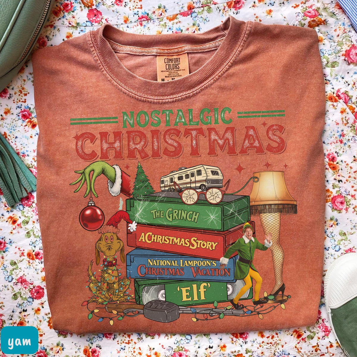 Nostalgic Christmas T-Shirt – Retro Holiday Shirt – Vintage product image 3