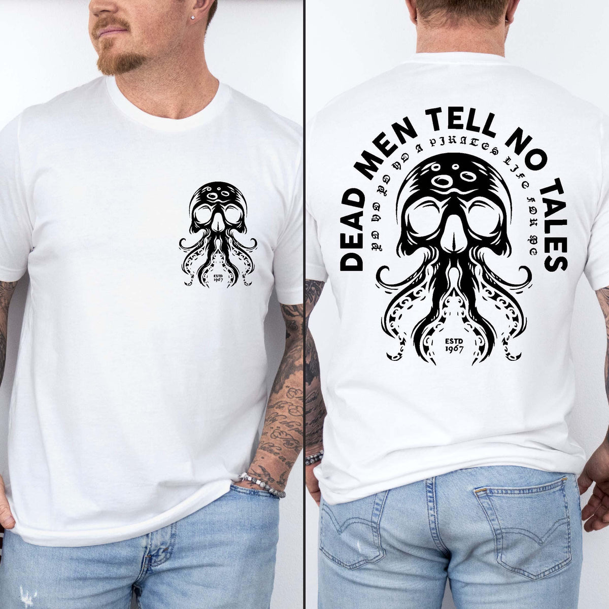 Vintage Pirates of the Caribbean Inspired T-Shirt – Dead product image 4