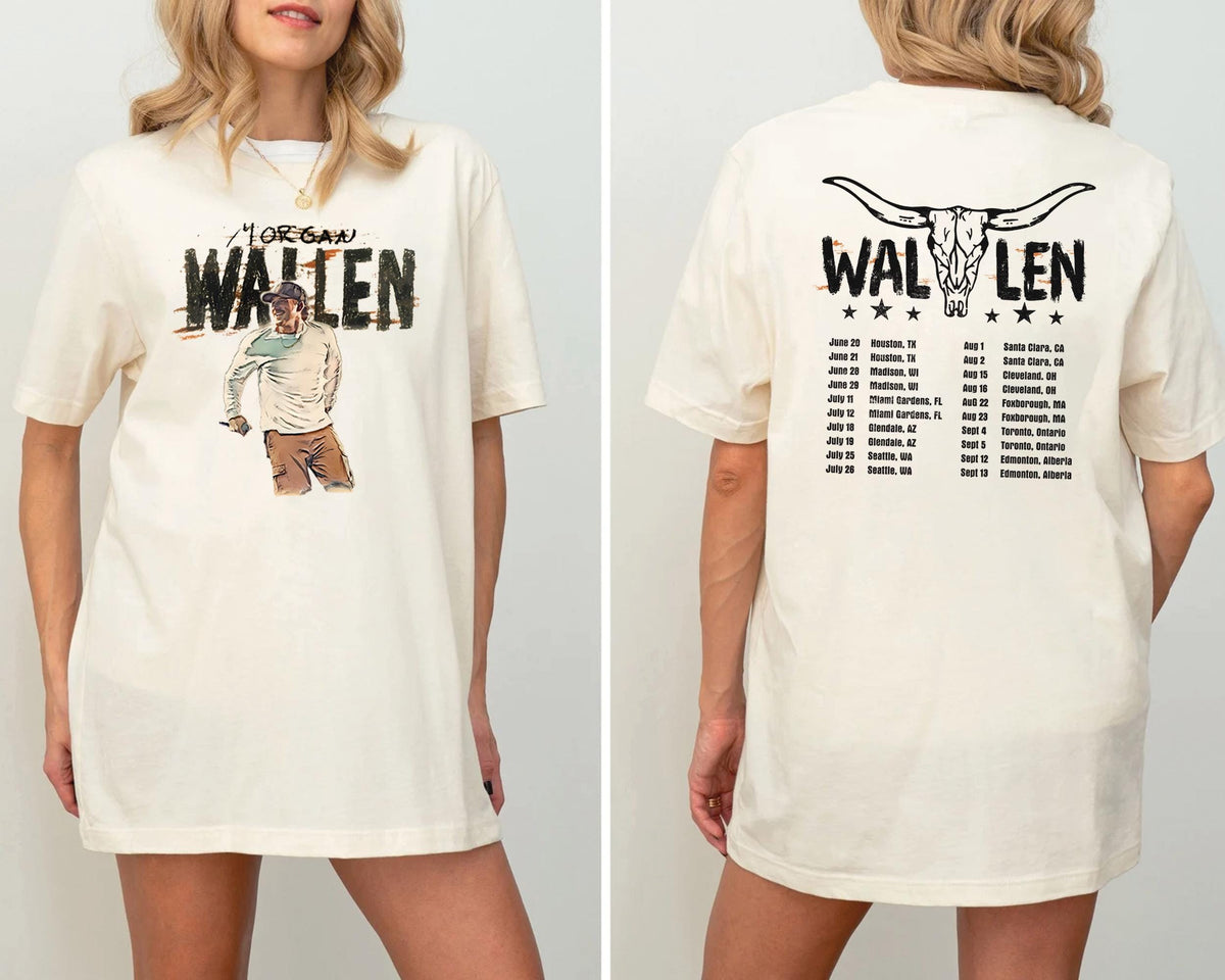 Morgan Wallen Two-Sided Vintage T-Shirt - If I'm The product image 3