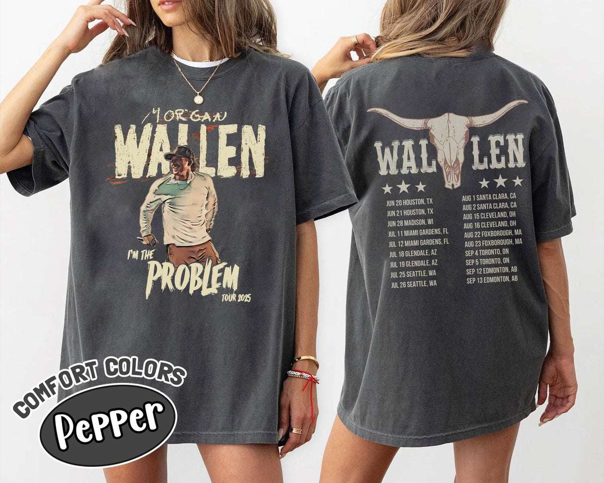 Morgan Wallen Vintage Tour T-Shirt – Two-Sided Country product image 2