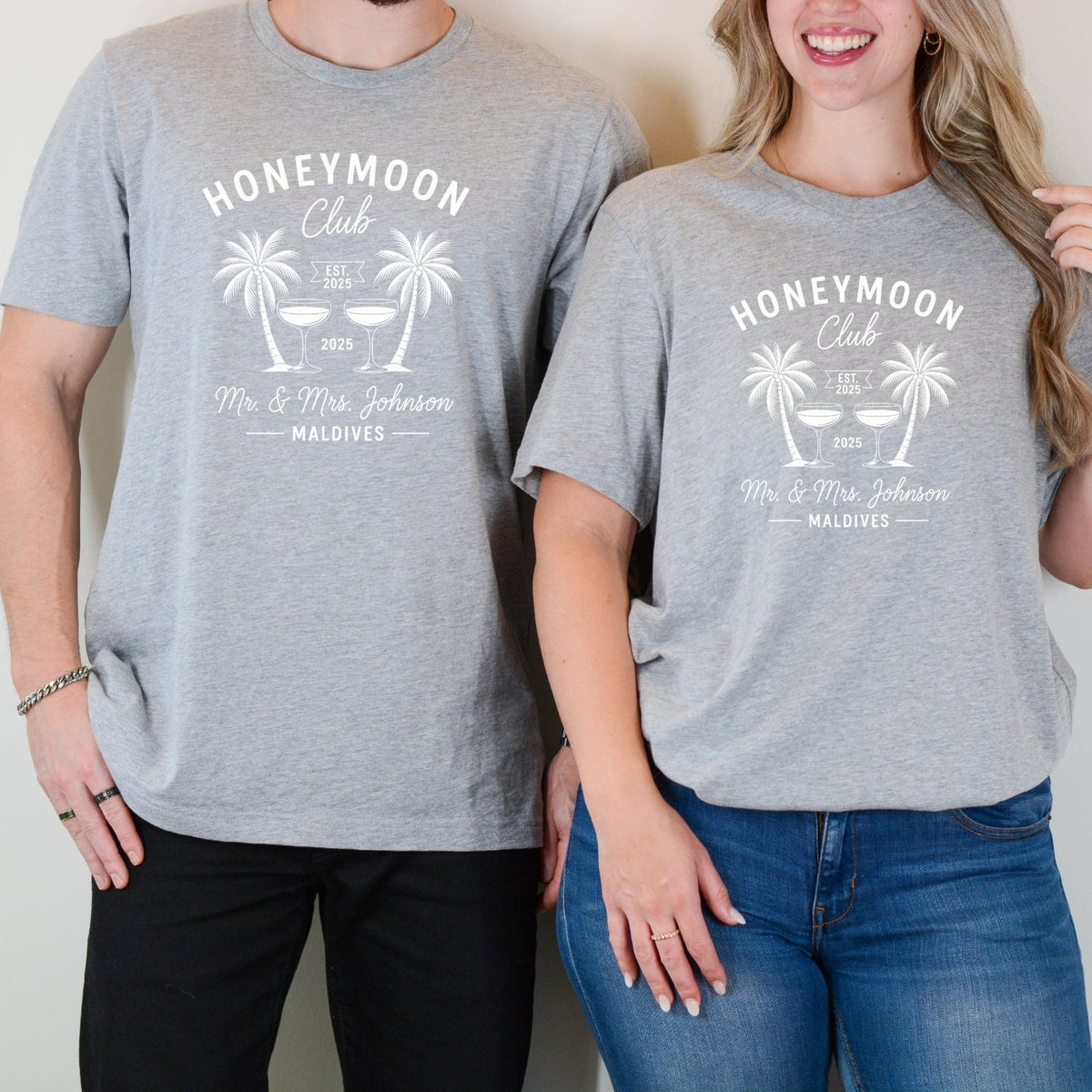 Custom Couples Honeymoon Vacation Mr and Mrs Matching product image 4
