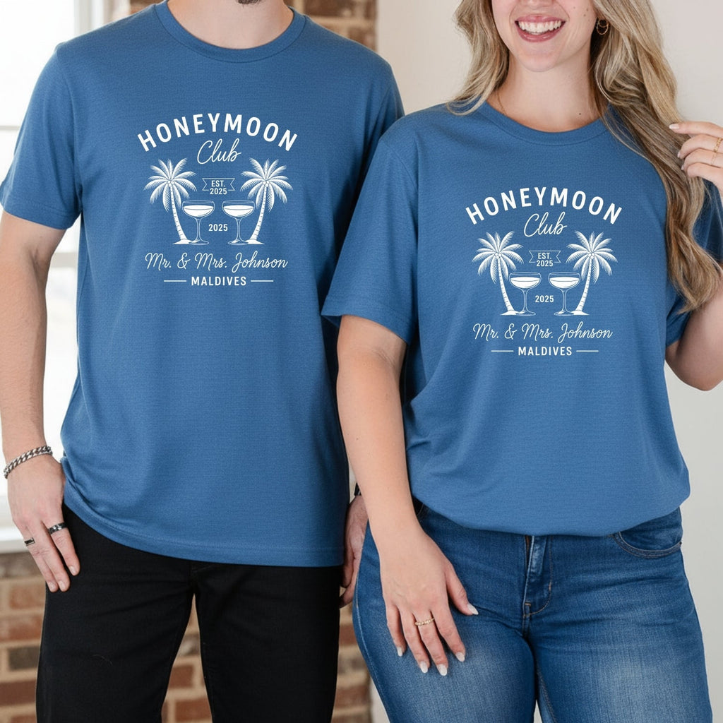 Custom Couples Honeymoon Vacation Mr and Mrs Matching product image 8