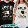 Custom Anniversary Annoying Each Other with Name Matching product image 1