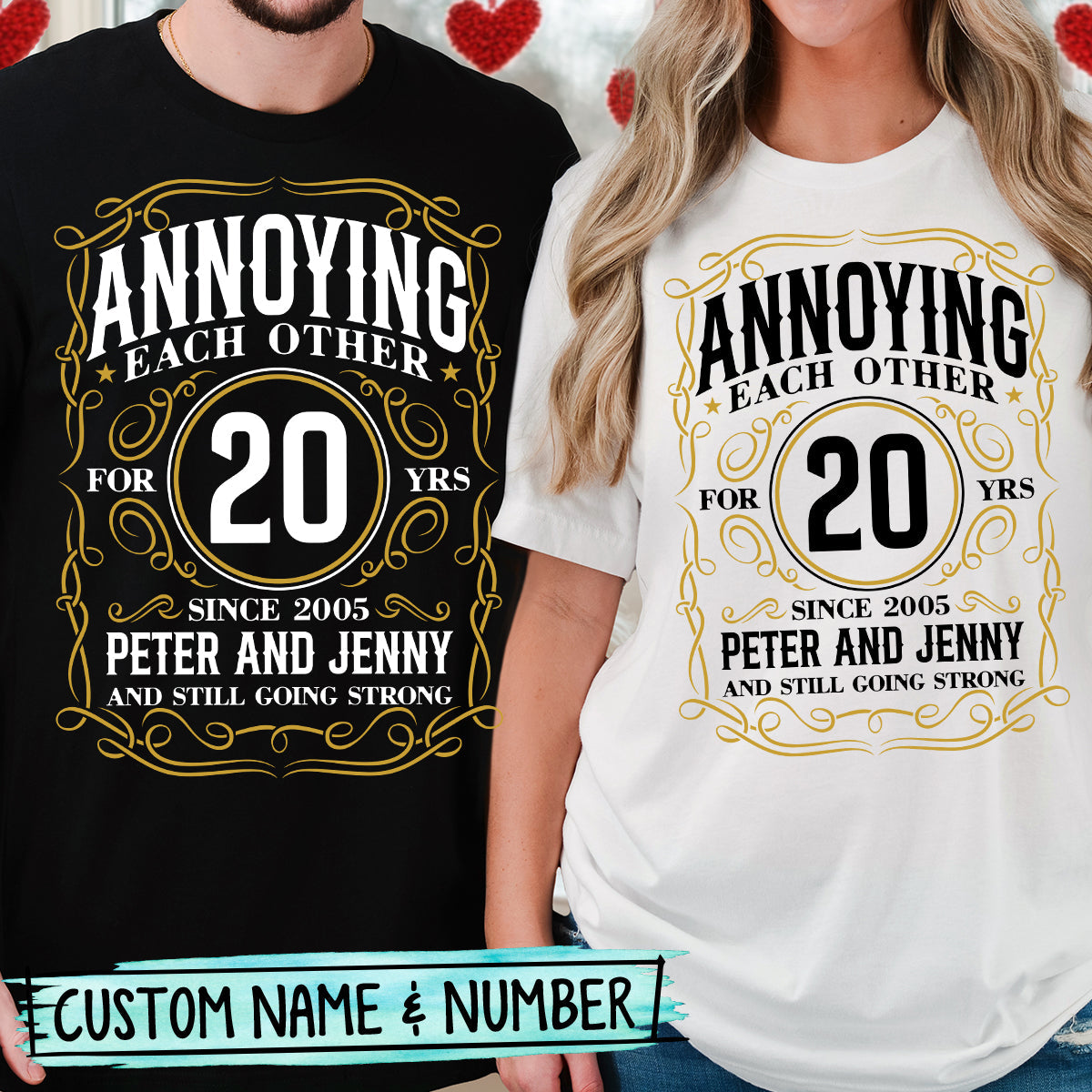 Custom Anniversary Annoying Each Other with Name Matching product image 1