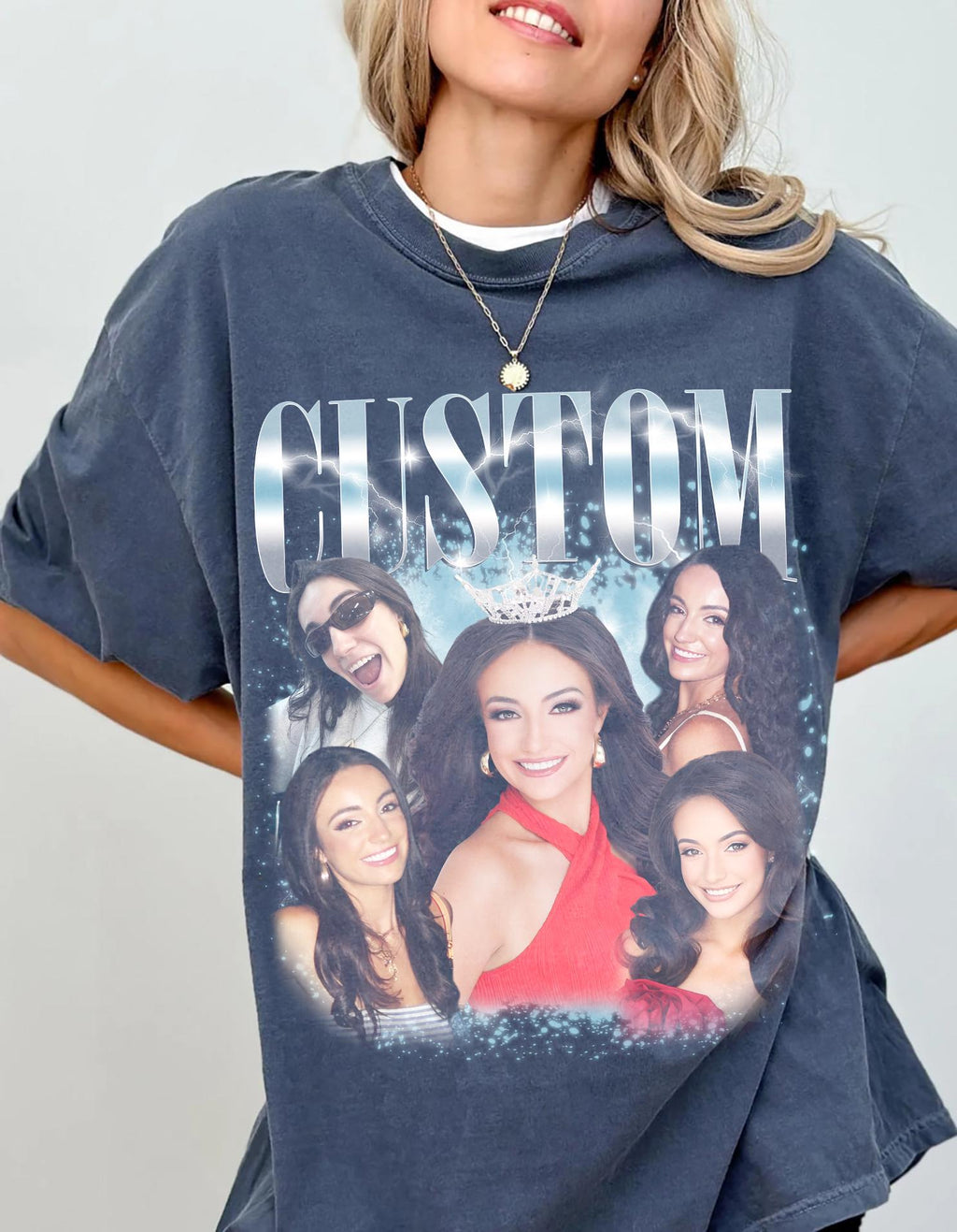 Custom Girlfriend T-Shirt – Personalized Shirt With Face product image 2