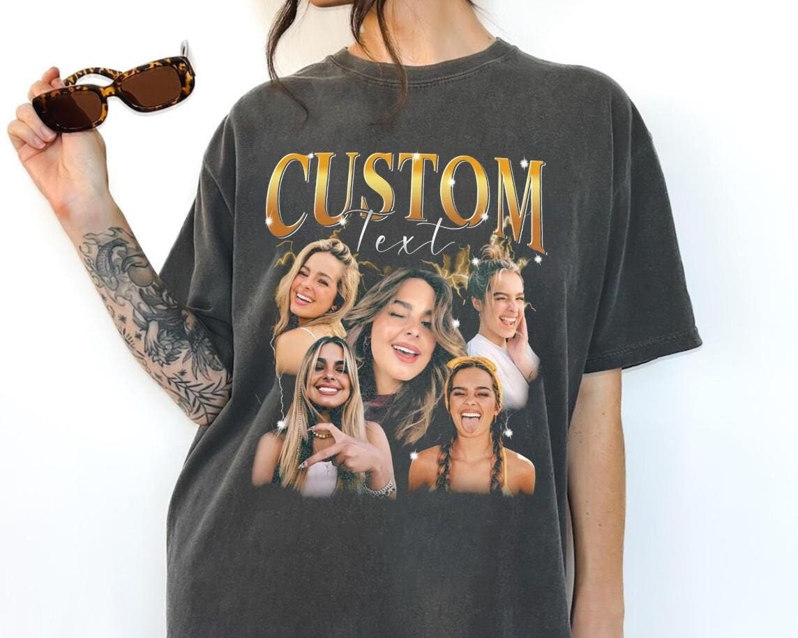 Custom Girlfriend Shirt – Personalized Bootleg Photo Tee product image 2