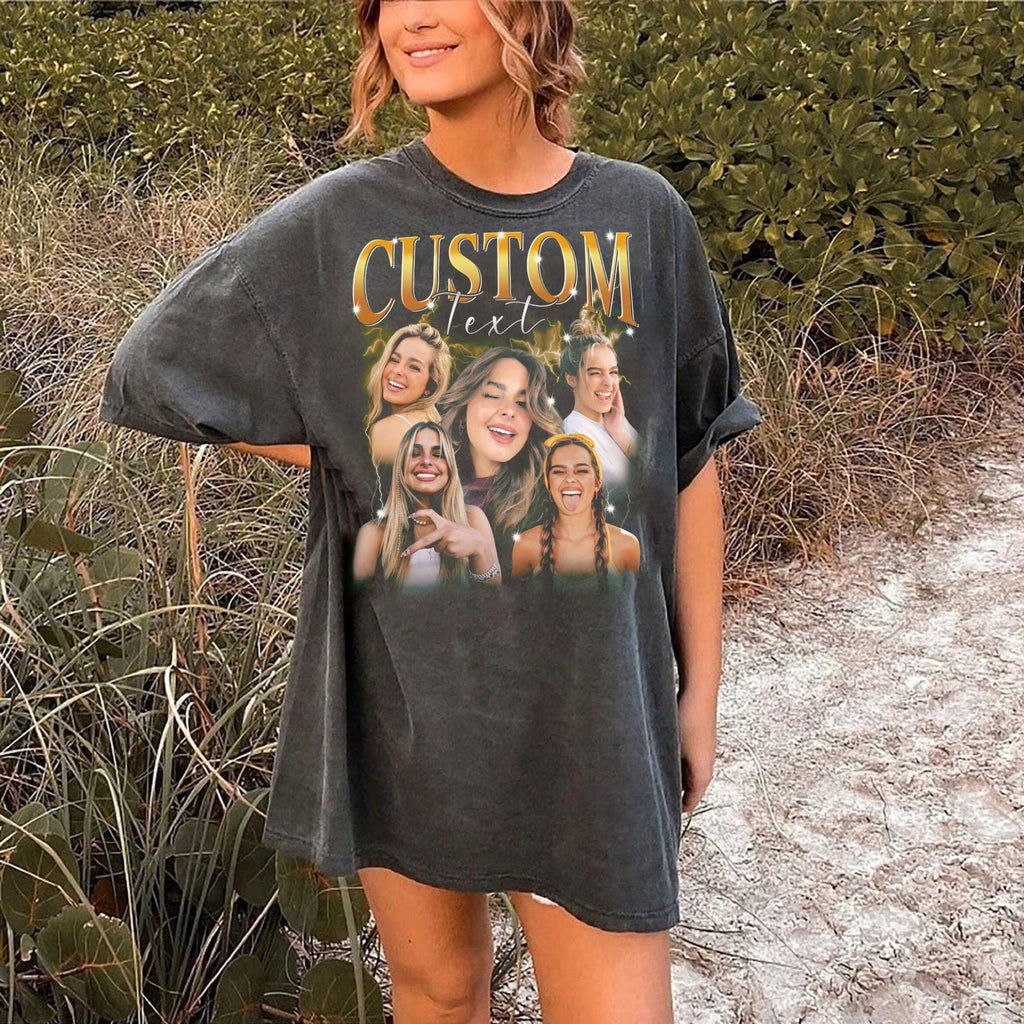 Custom Girlfriend Shirt – Personalized Bootleg Photo Tee product image 6