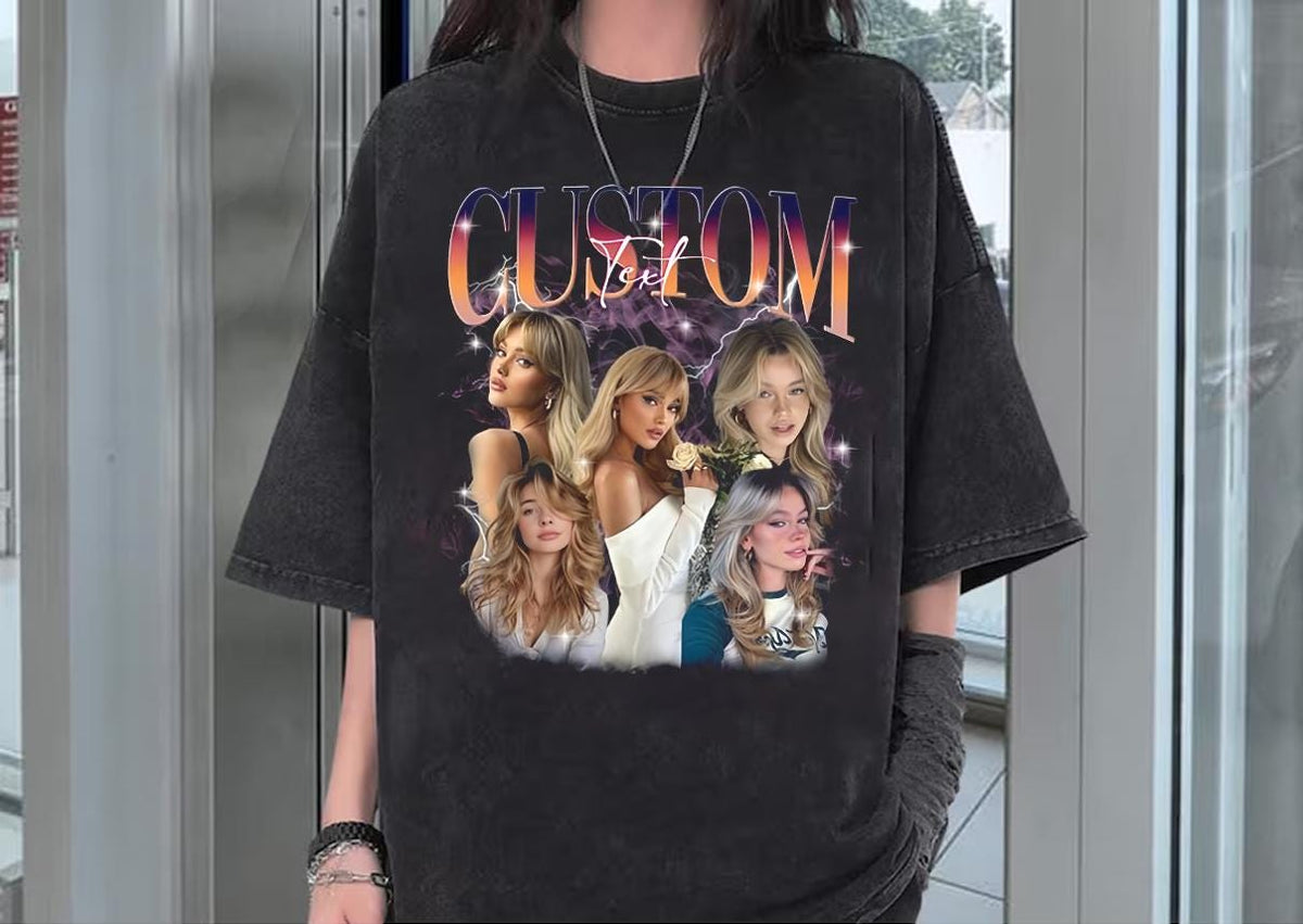 Custom Girlfriend Shirt – Personalized Bootleg Photo Tee product image 4