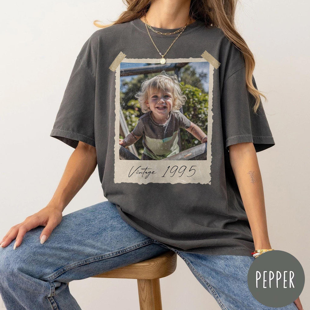 Personalized Vintage Photo Shirt, Custom Picture & Year product image 1