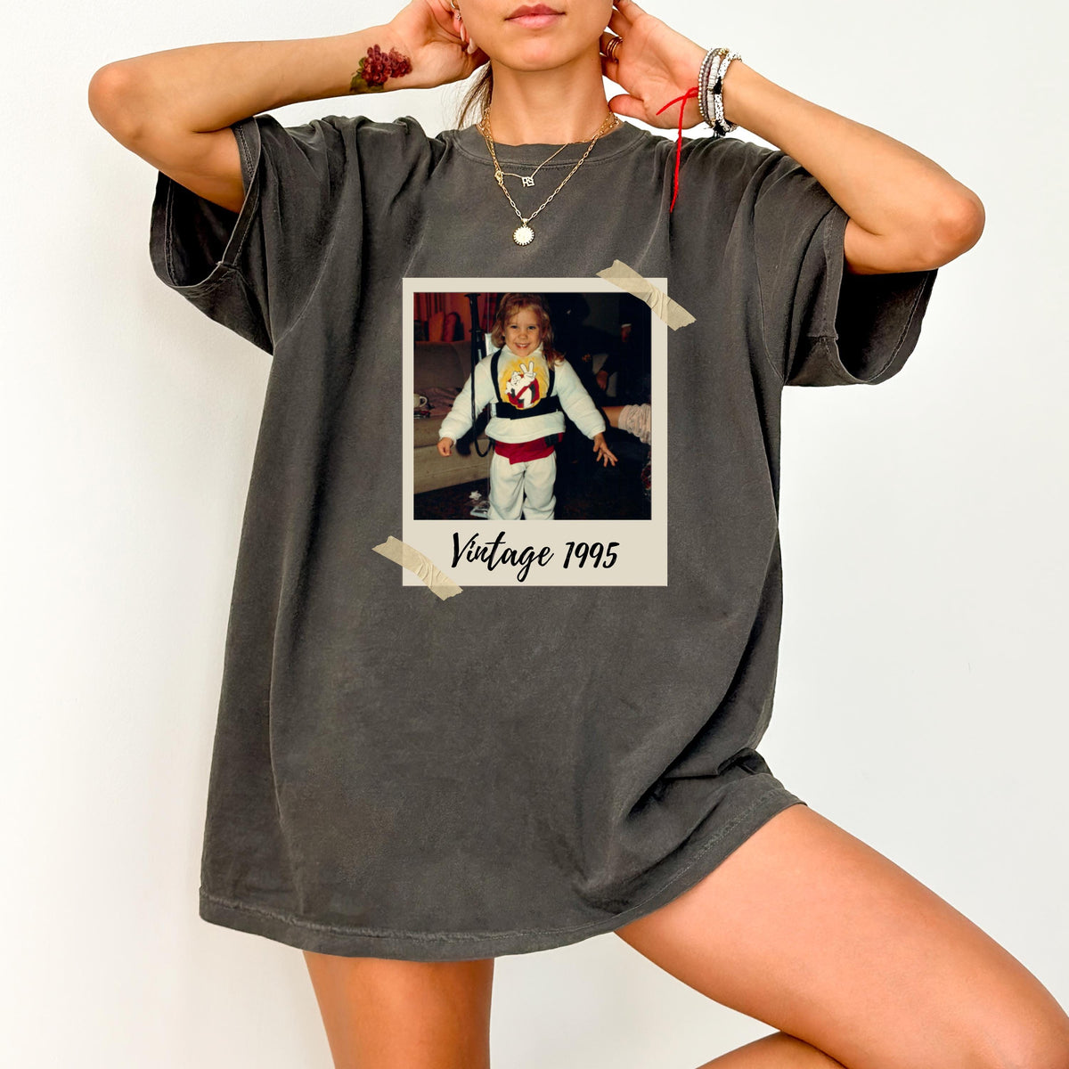 Custom Vintage Photo & Year Shirt, Personalized Picture product image 1
