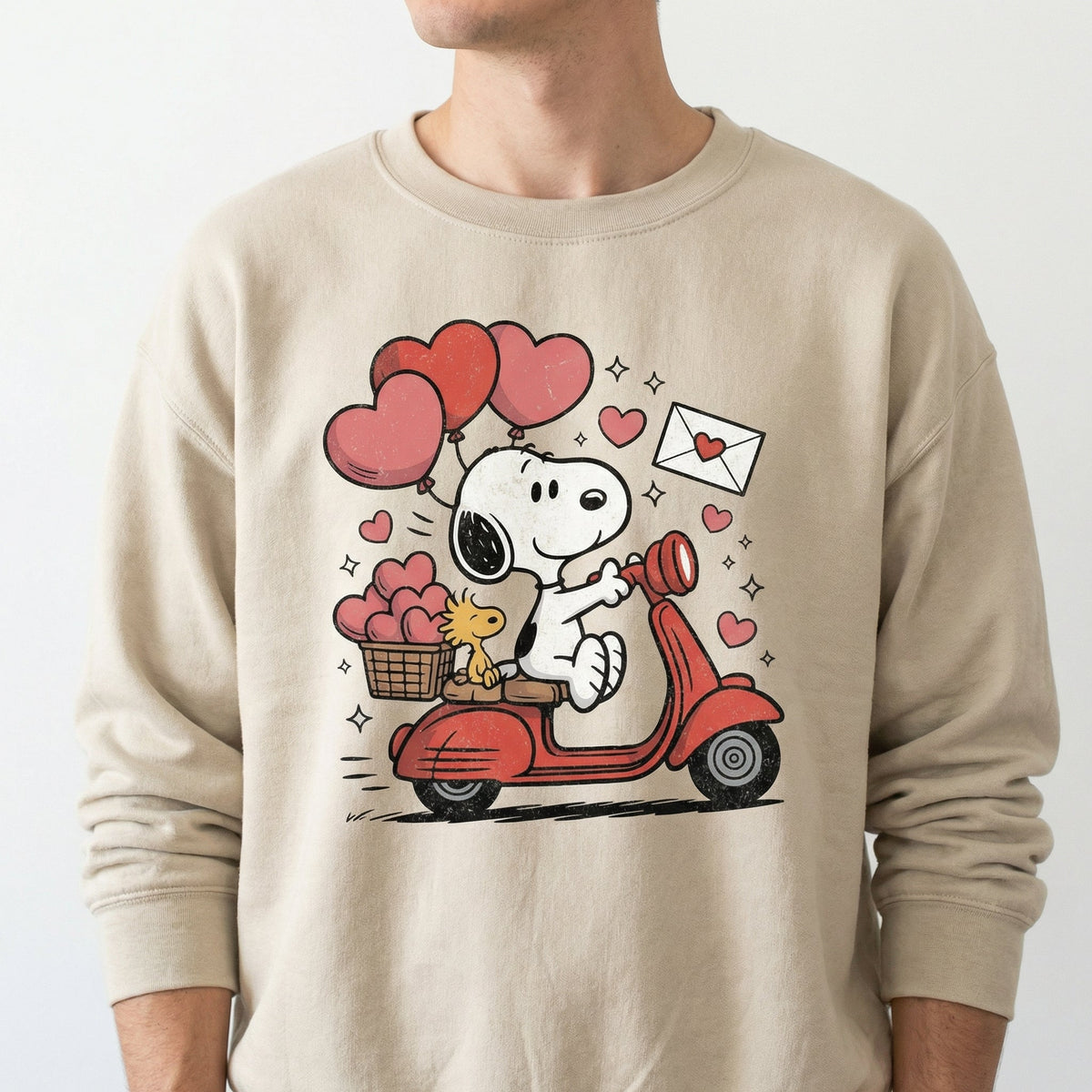 Cute Valentine Cartoon Dog Graphic T-Shirt – Pink Love Tee product image 4