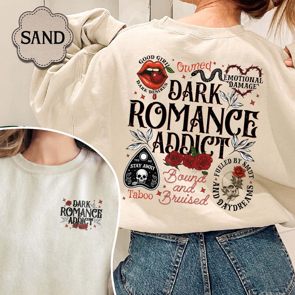 Dark Romance Addict Hoodie – Spicy Smut Reader Bookish Top product image 6